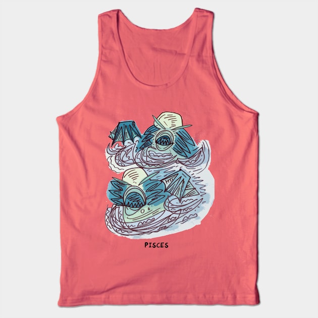 Zoady Ack! by Pollux: Pisces Tank Top by WorldofPollux